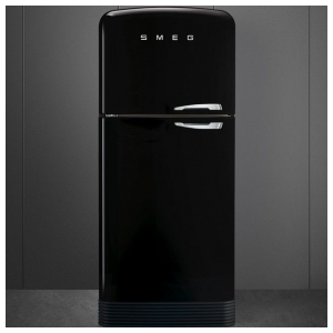 Отдельностоящий двухкамерный холодильник Smeg FAB50LBL