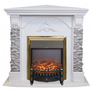 Каминокомплект Real Flame Athena Corner GR STD/EUG/24/25,5 WT + Majestic s Lux BR
