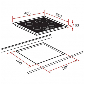 Электрическая варочная панель Teka TR 642