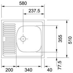 Кухонная мойка Franke ETN 611-58