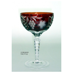 Бокал для шампанского Ajka Crystal Grape Dark ruby 210 мл