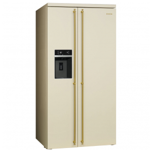 Отдельностоящий Side-by-Side холодильник Smeg SBS8004P