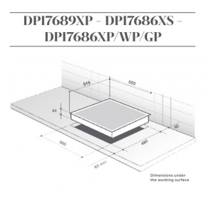 Индукционная варочная панель De Dietrich DPI7686WP