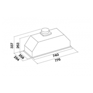 Встраиваемая вытяжка Falmec GRUPPO INCASSO EVO 70 800