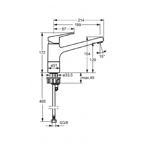 Смеситель Oras 3820F