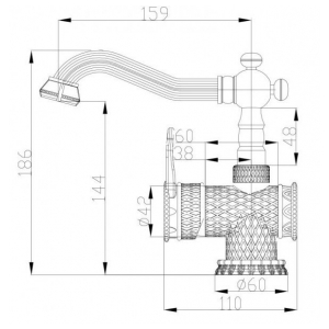 Смеситель Zorg A 413U-BR