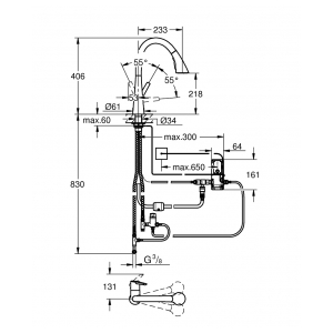 Смеситель Grohe Zedra Touch 30219DC2