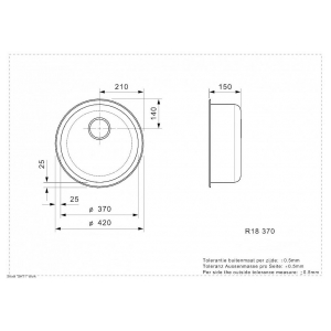 Кухонная мойка Reginox R18 370 LUX