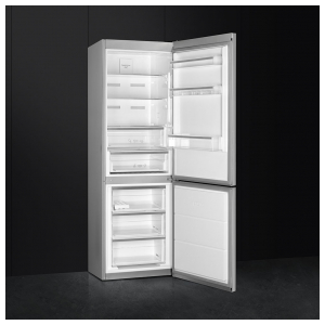 Отдельностоящий двухкамерный холодильник Smeg FC182PXNE