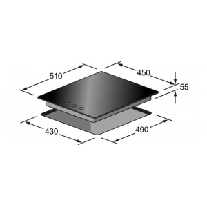 Газовая варочная панель Kaiser KCG 4380 W Turbo