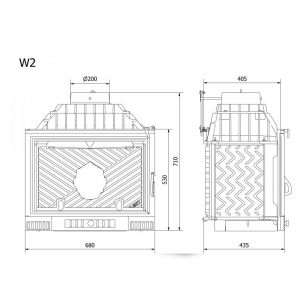 Дровяная печь Kaw-Met W2