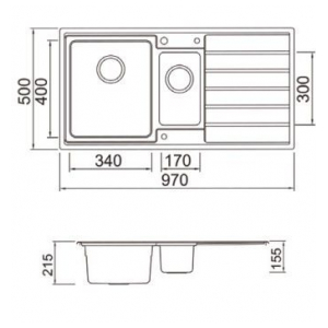 Кухонная мойка Seaman Eco Roma SMR-9750B.B