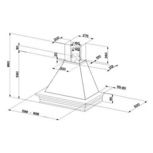 Классическая вытяжка Faber RANCH WB A90 C1F