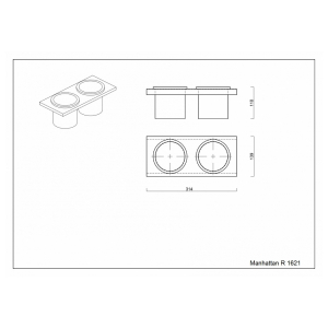 Комплект системы кухонного хранения Reginox Manhattan 70-2-21