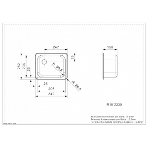 Кухонная мойка Reginox R18 2330 LUX