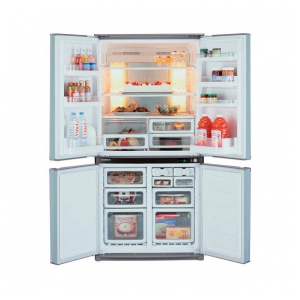 Отдельностоящий многокамерный холодильник Sharp SJF95STSL
