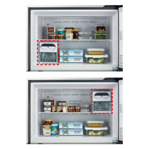 Отдельностоящий двухкамерный холодильник Hitachi R-V 542 PU7 BBK
