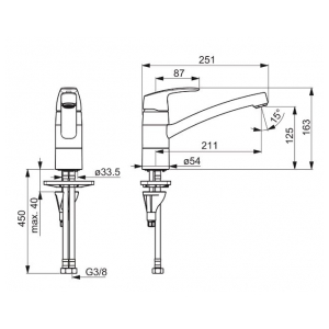 Смеситель Oras 1030F