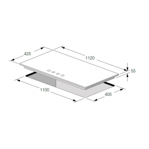 Газовая варочная панель Fulgor Milano FSH 1124 G 2DWK XX