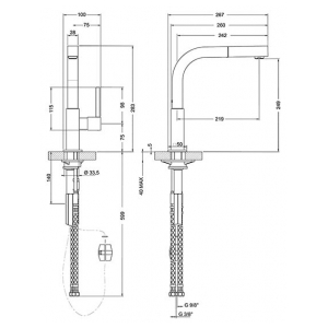 Смеситель Smeg MDQ5-CSP