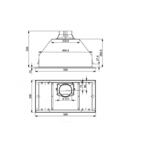 Встраиваемая вытяжка Falmec GRUPPO INCASSO ECO/BUILT-IN 50 MAX