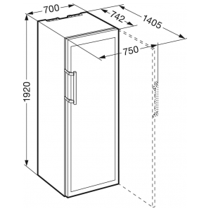 Отдельностоящий винный шкаф Liebherr WTes 5872