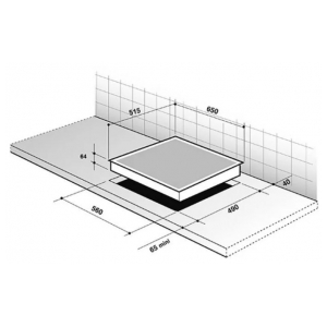 Индукционная варочная панель De Dietrich DPI7540B