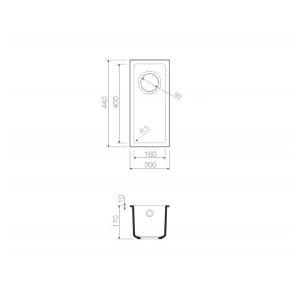 Кухонная мойка Omoikiri Bosen 20-U-DC Tetogranit/темный шоколад