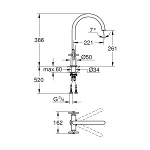 Смеситель Grohe Atrio New 30362AL0